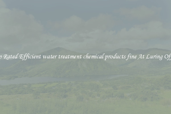 Top Rated Efficient water treatment chemical products fine At Luring Offers
