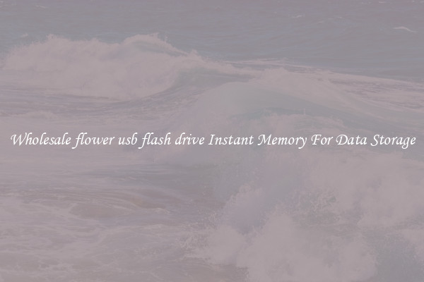 Wholesale flower usb flash drive Instant Memory For Data Storage