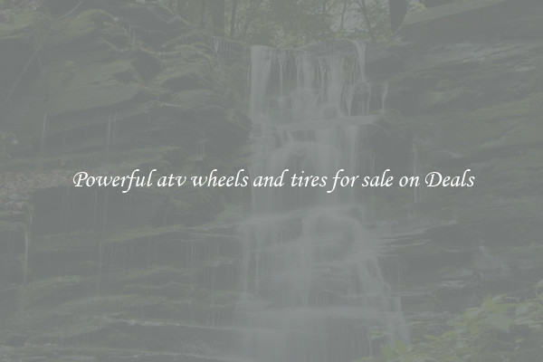 Powerful atv wheels and tires for sale on Deals