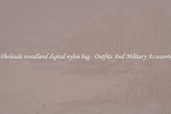 Wholesale woodland digital nylon bag - Outfits And Military Accessories