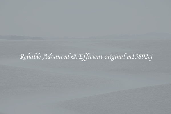Reliable Advanced & Efficient original m13892cj