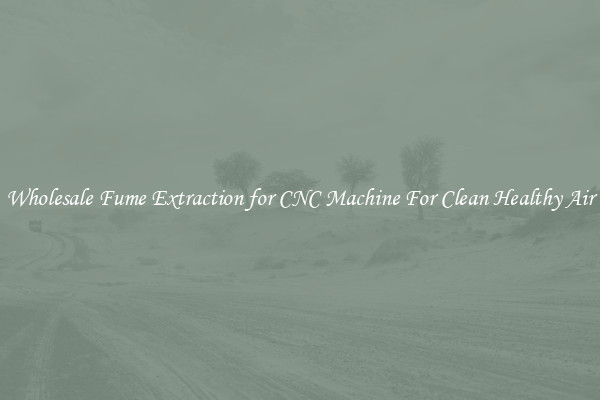 Wholesale Fume Extraction for CNC Machine For Clean Healthy Air