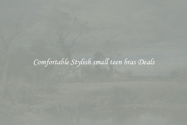 Comfortable Stylish small teen bras Deals